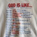 GOD IS LIKE メッセージプリントトレーナー　USA製　ホワイト　XL 商品写真3