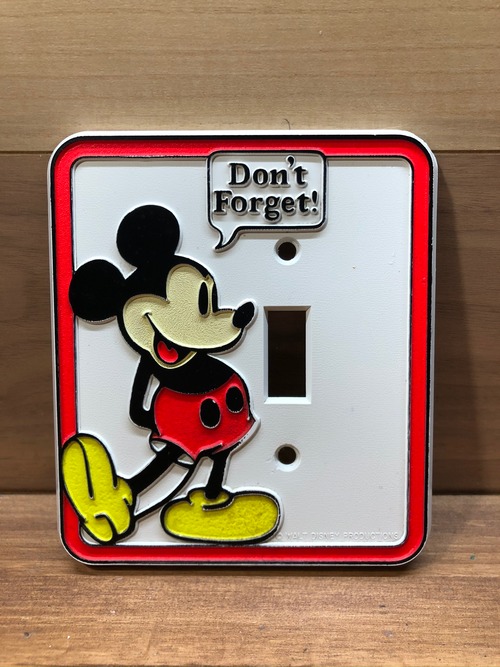 MICKEY MOUSE SWITCH COVER /ミッキーマウス スイッチカバー 70s ビンテージ