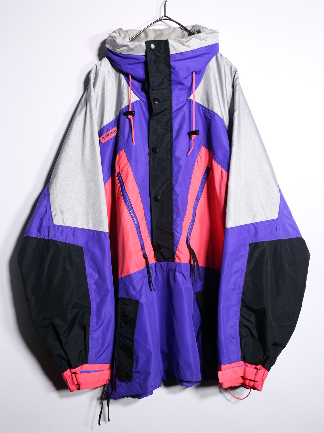 "Colombia" psychedelic coloring anorak parka - 7