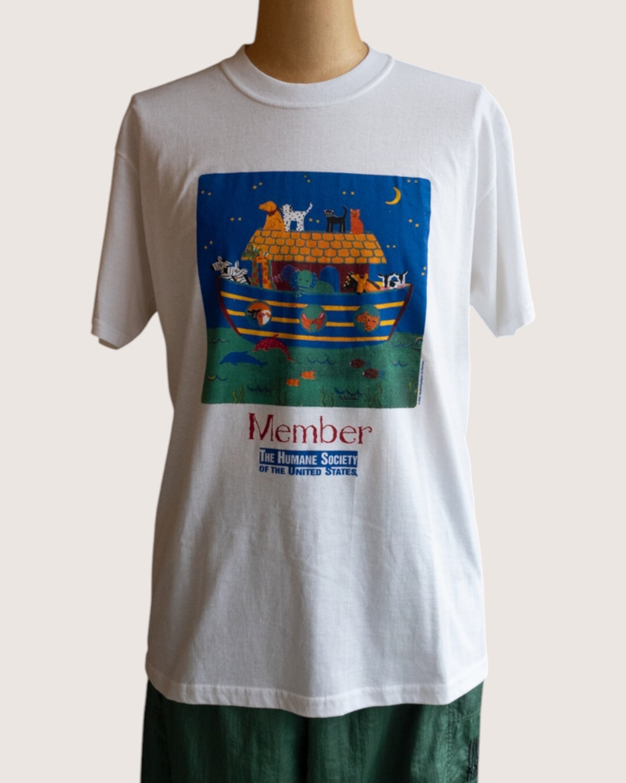【古着】動物保護団体・ノアの方舟Tシャツ - 4