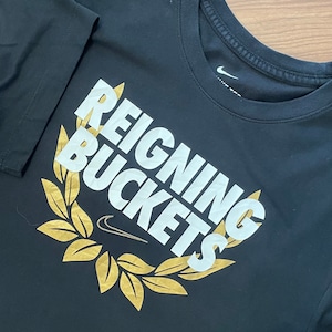 【NIKE】REIGNING BUCKETS Tシャツ ロゴ ナイキ Mサイズ us古着