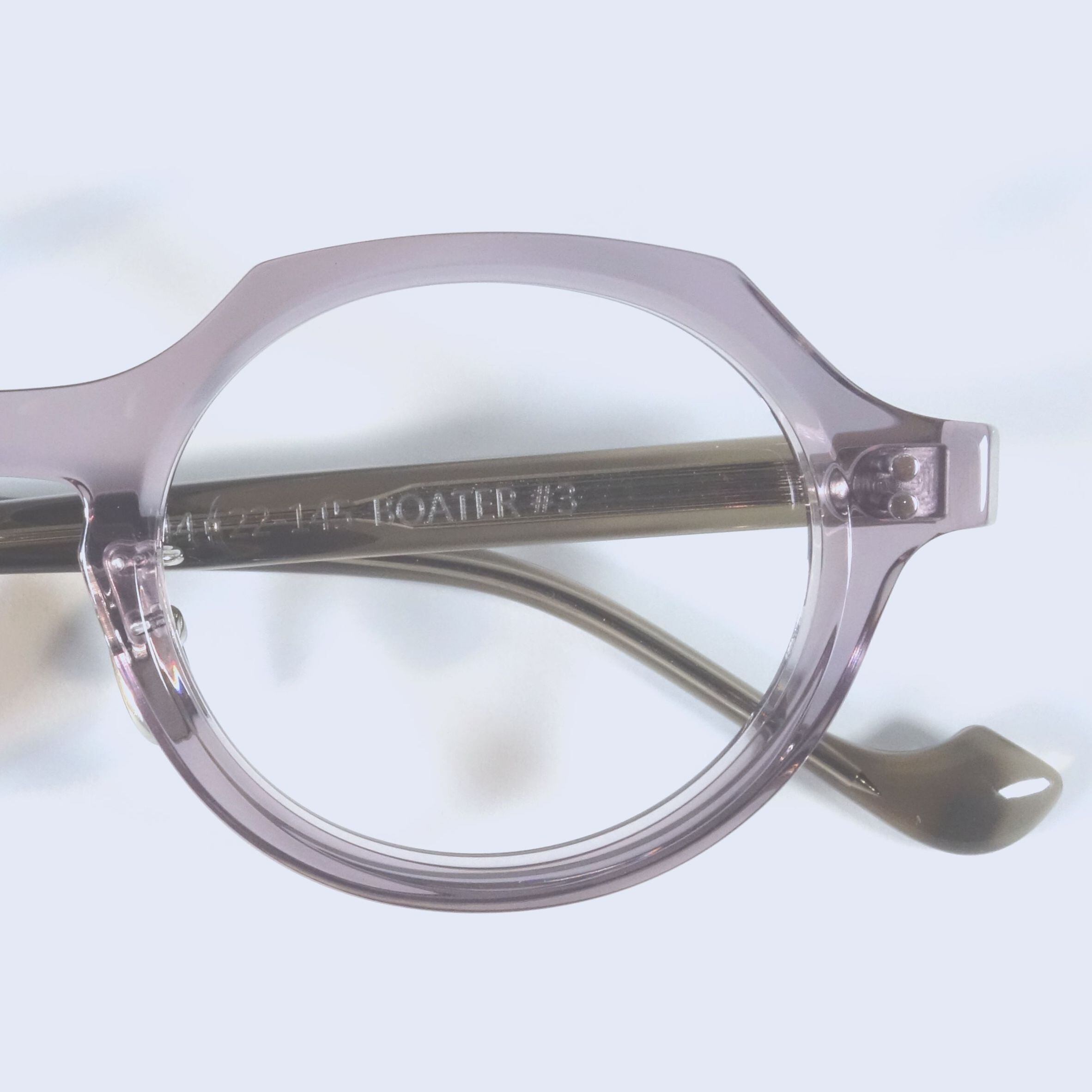 PADMA IMAGE / BOATER 3 [purple / light brown] | Padd design