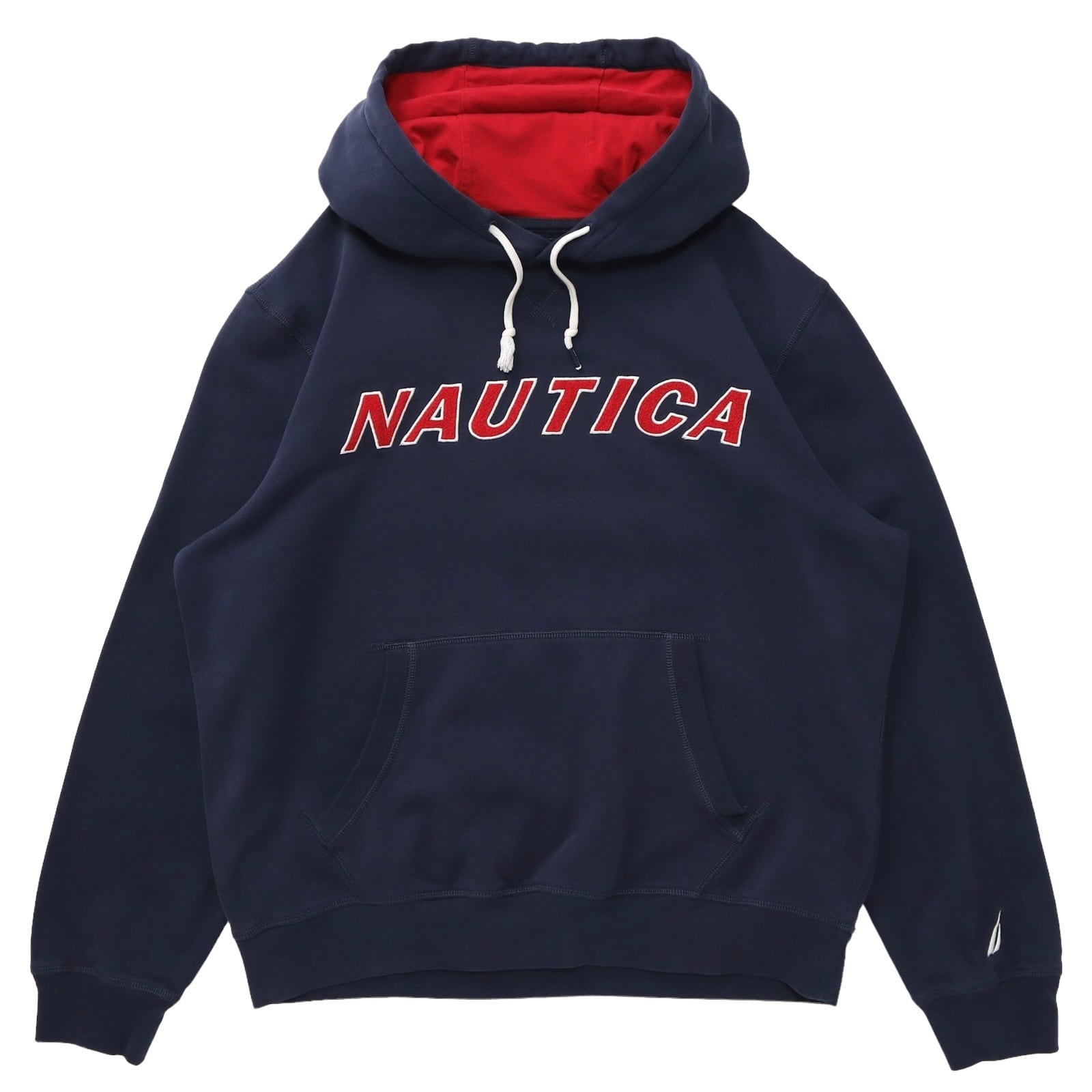 NAUTICA ノーティカ ロゴ パーカー 紺 ネイビー-