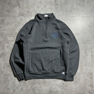 00s Russell Half-zip カレッジ グレー ounce Mid / 身幅51 着丈59cm