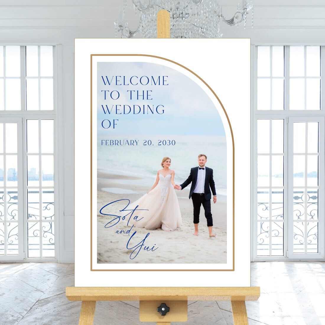 ウェルカムボード【A4サイズ】ウッド ホワイト 黒板風 ナチュラル 結婚