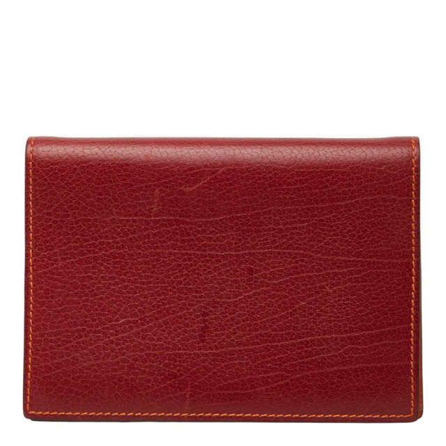 エルメス アジェンダGM 手帳カバー レッド レザー レディース HERMES 【中古】