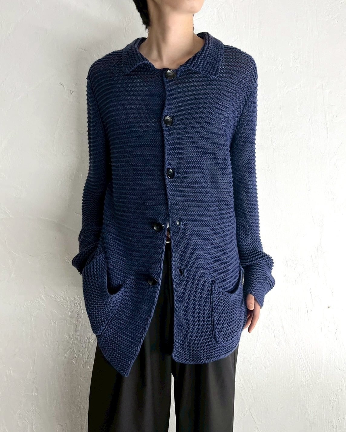 ARMANI COLLEZIONI Linen Knit Jacket