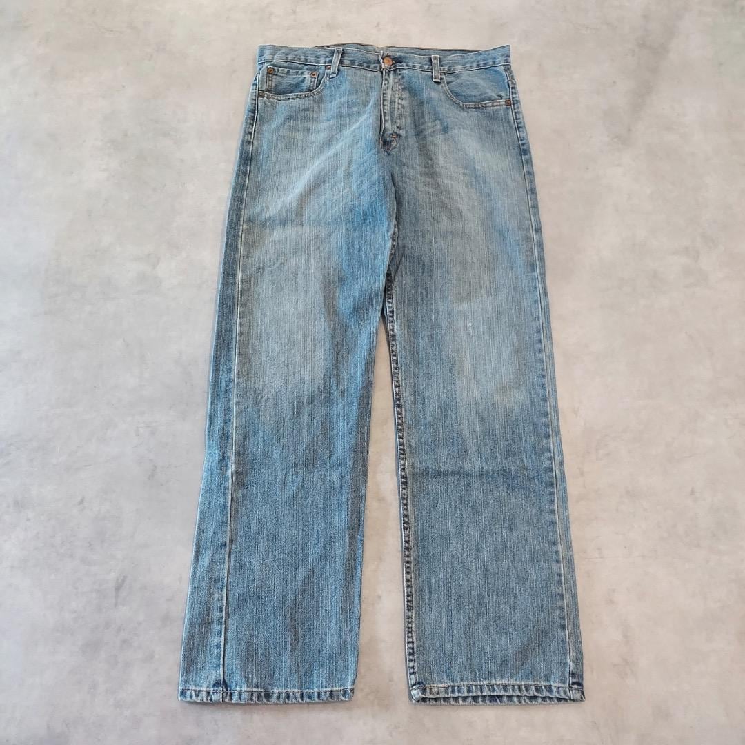 リーバイス569 Levis W34 ブルーデニム 青 ヒゲ 古着 16744