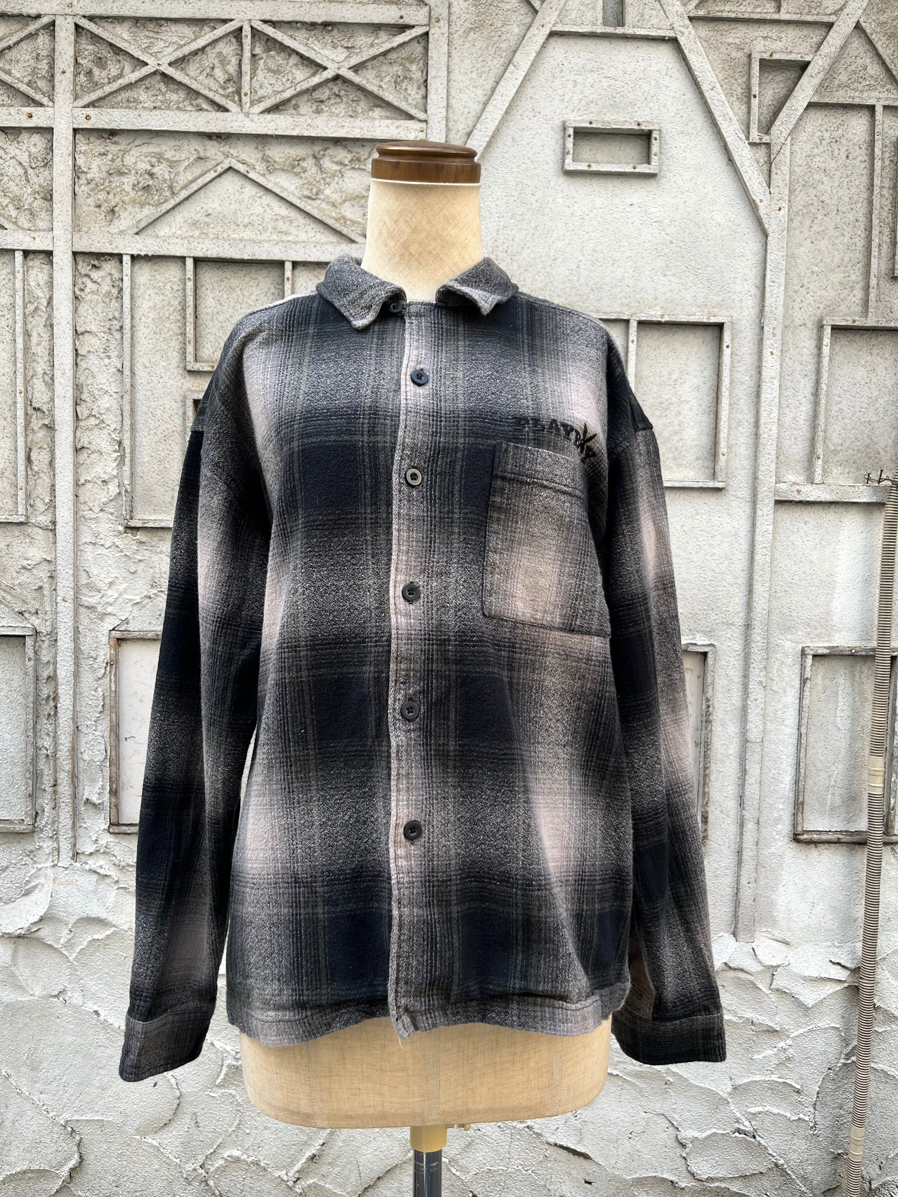 "PLAYBOY" check shirt