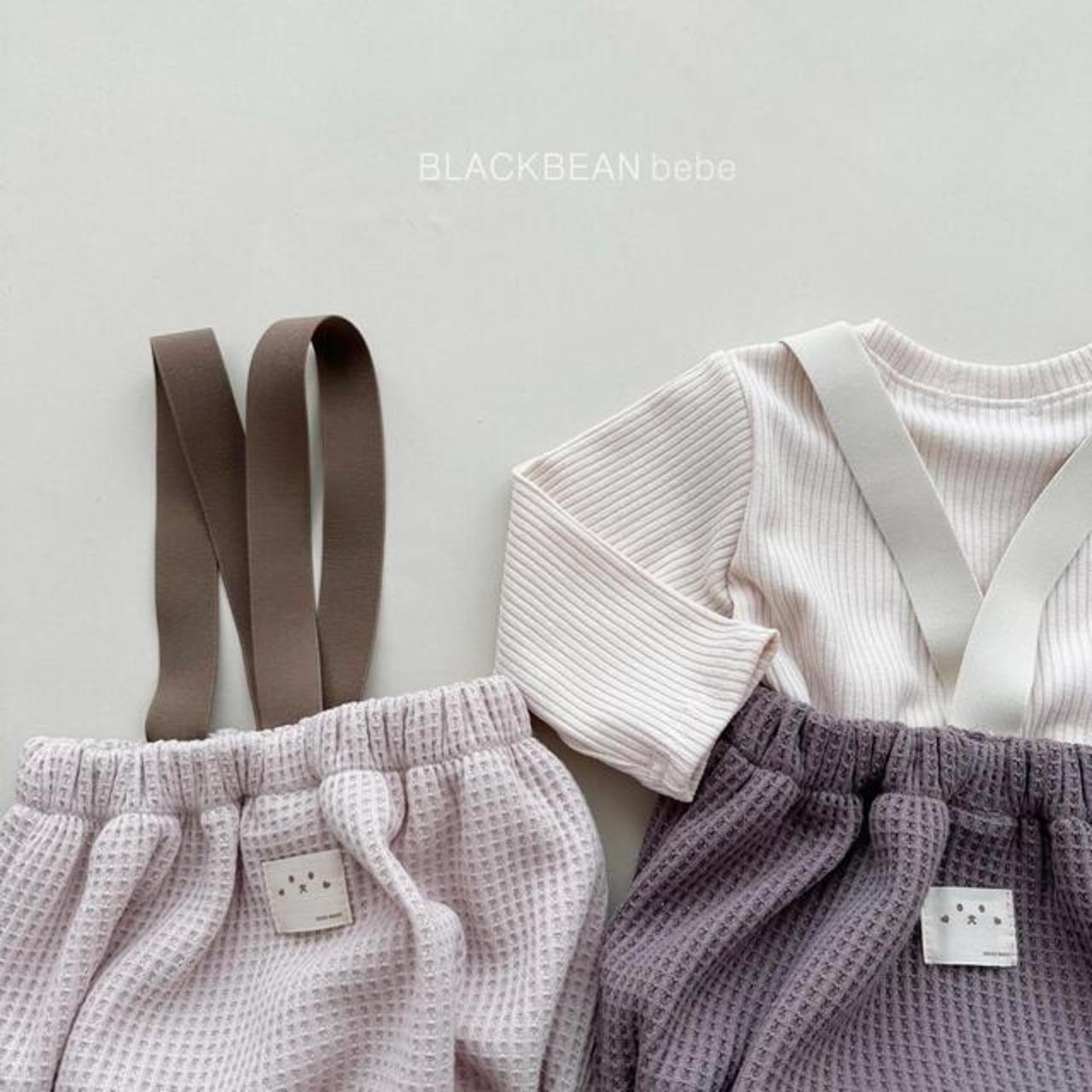 【BLACK BEAN】バンドブルマSET クリーム 60〜80cm【240204bl】 - 3
