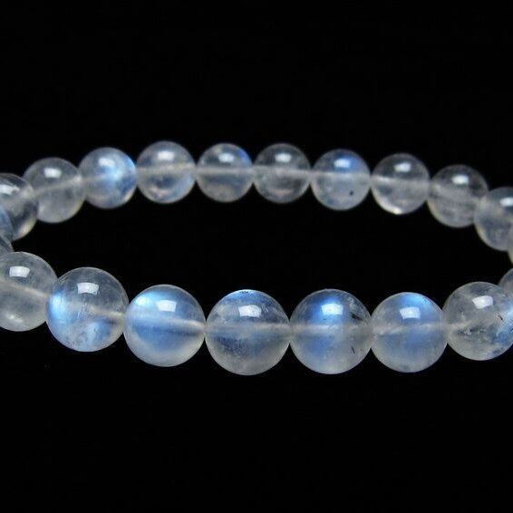 ムーンストーン ブレスレット 9mm 一点物 メール便可 [M便 1/10] 111-44510