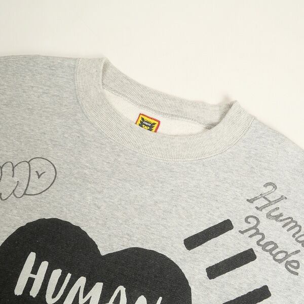 HUMAN MADE Graffiti Sweatshirt Gray XL