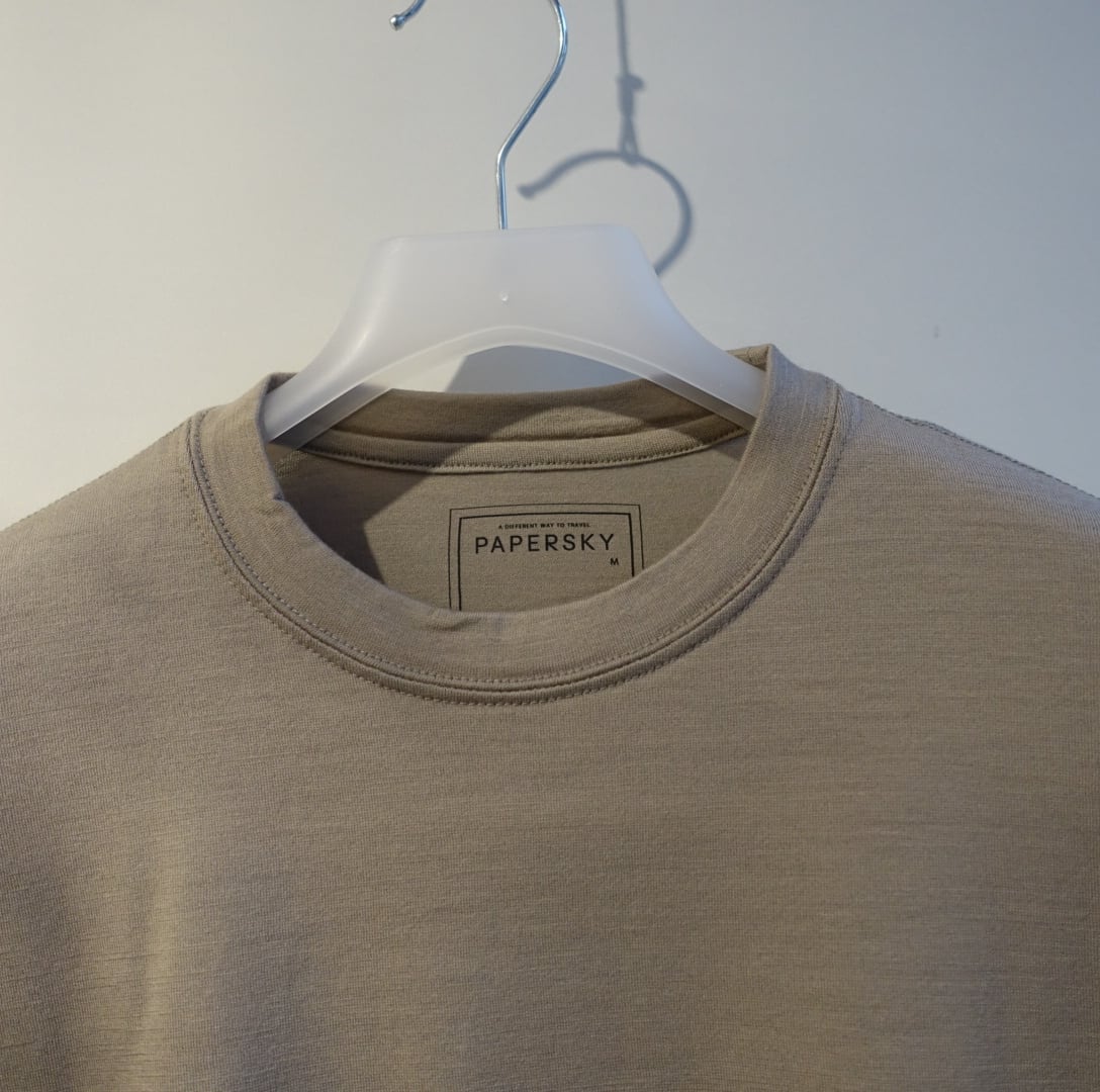PAPERSKY WEAR MERINO LONG SLEEVE T-SHIRT | STORE for BETTER HOLIDAY
