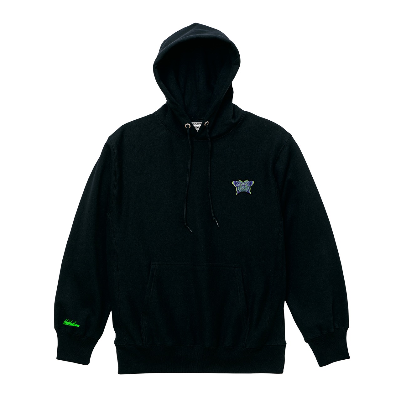 緑紫蛾虎パーカー