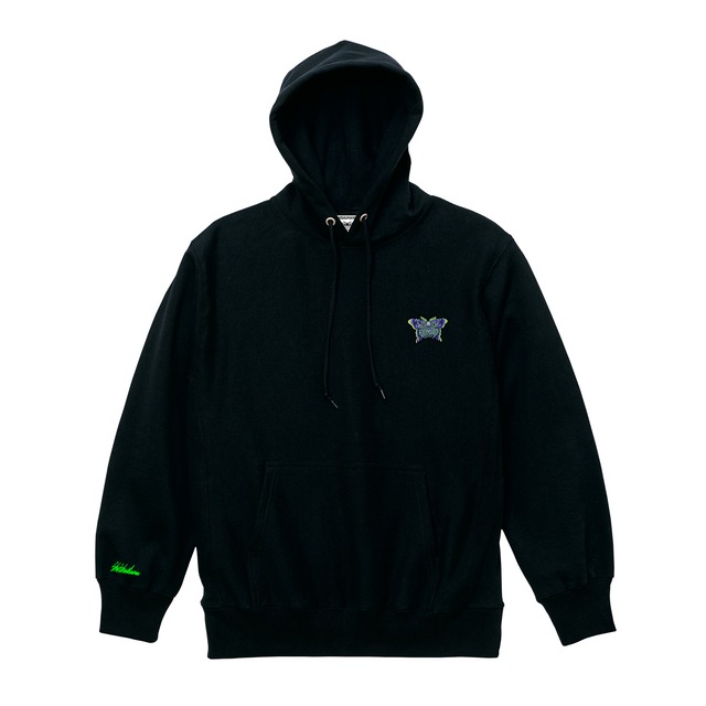 緑紫蛾虎パーカー