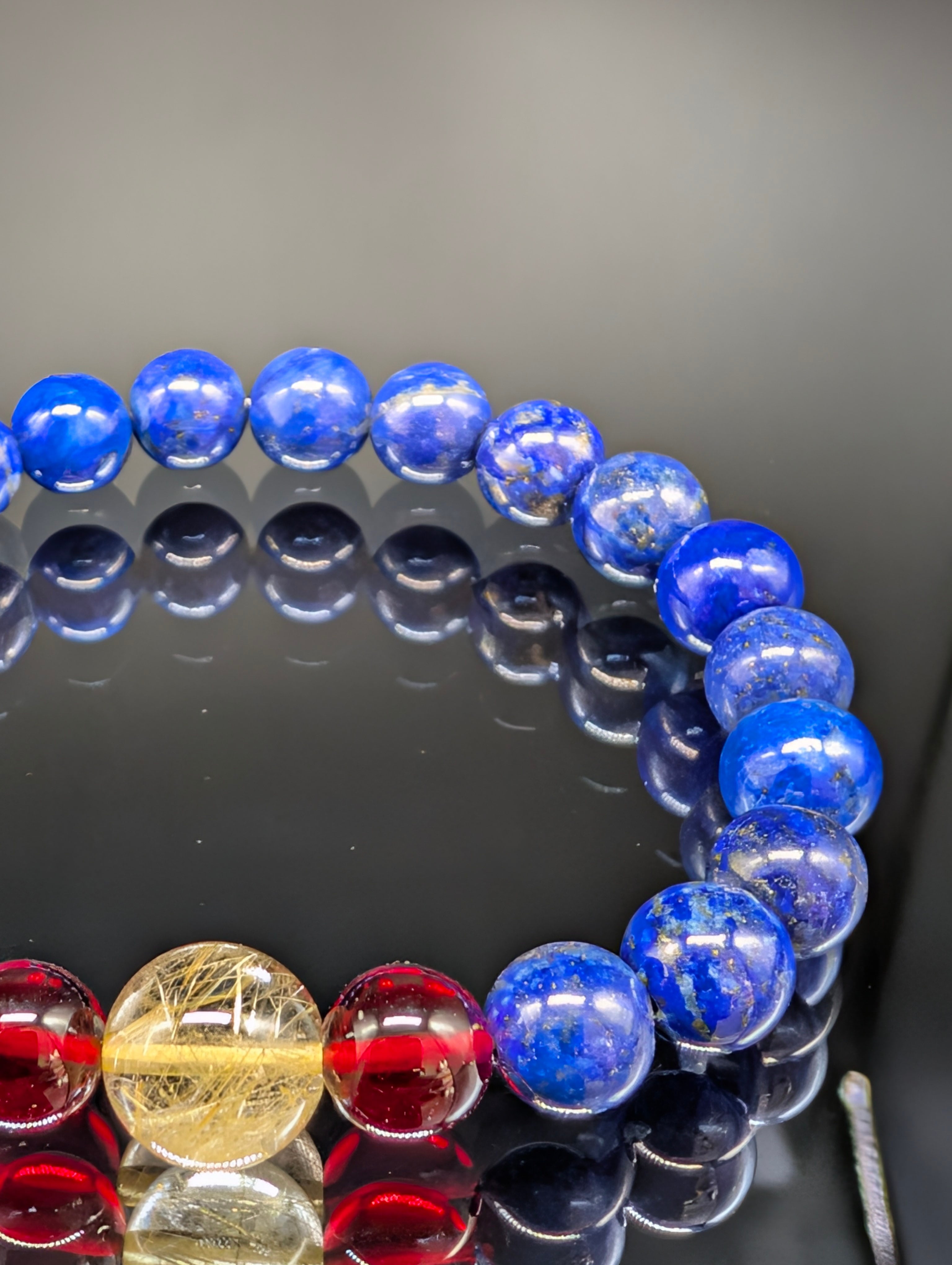 強運・金運上昇・願望実現・健康】ルチルクォーツ レッドアンバー