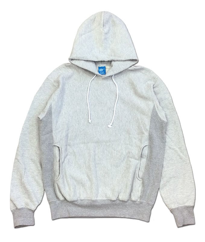 Good On グッドオン HEAVY PULLOVER HOOD SWEAT H-GRAY へザーグレー