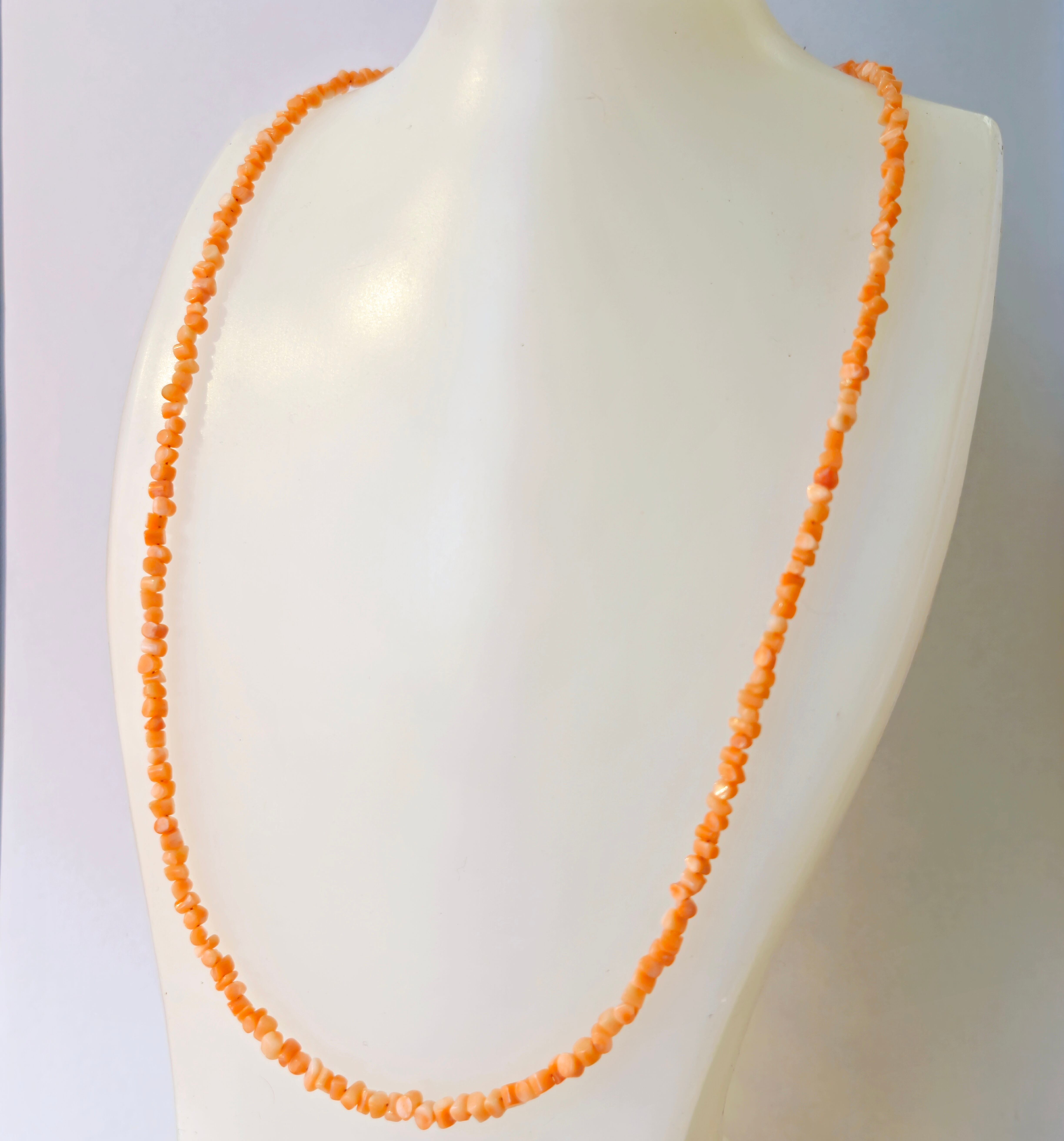 し*ず様 珊瑚ネックレス　6.1㎜〜6㎜ 42cm 21.4 g オークションで し*ず様 珊瑚ネックレス 6.1㎜〜6㎜ 42cm 21.4 g オークションで し*ず