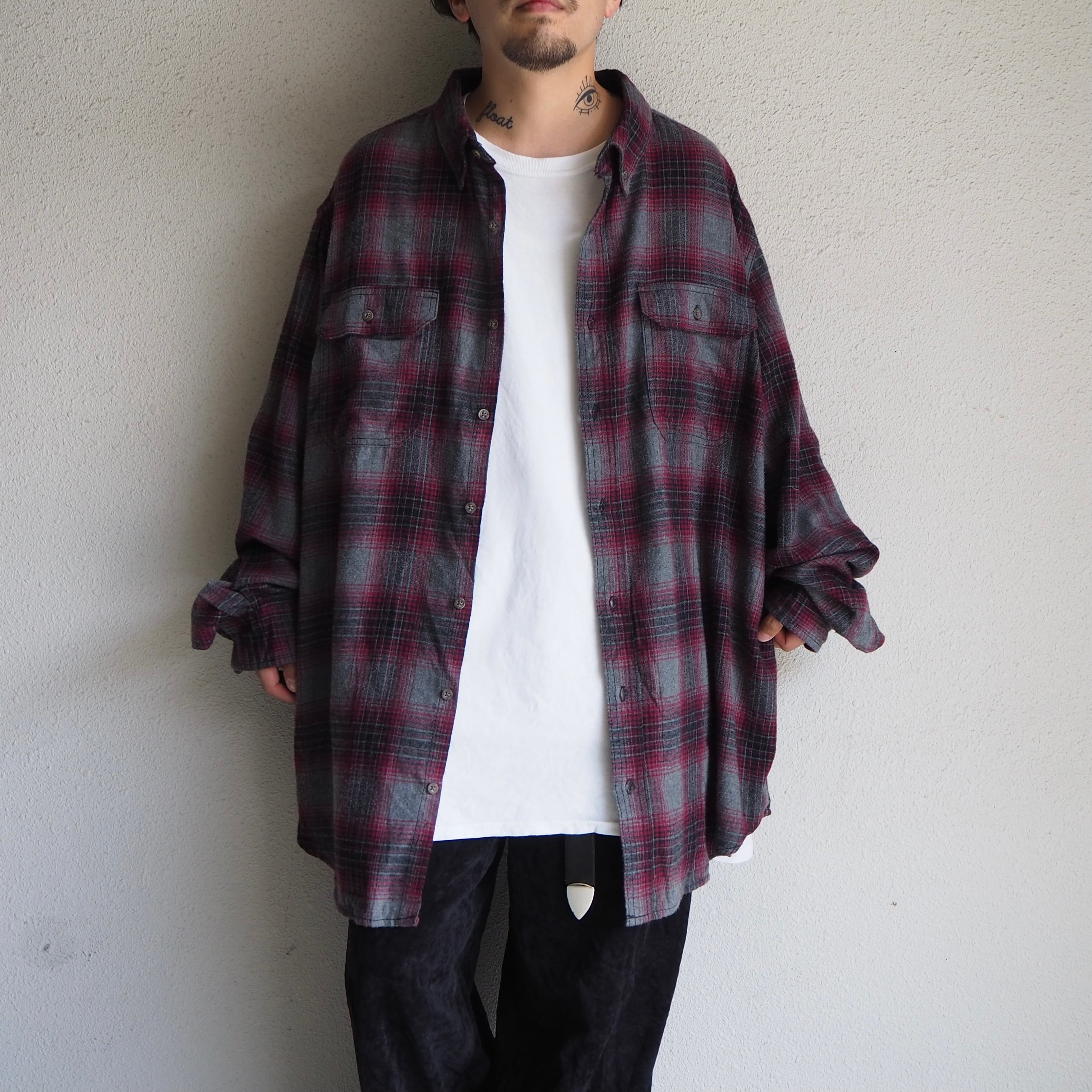 GEORGE stripe L/S shirt 3XL