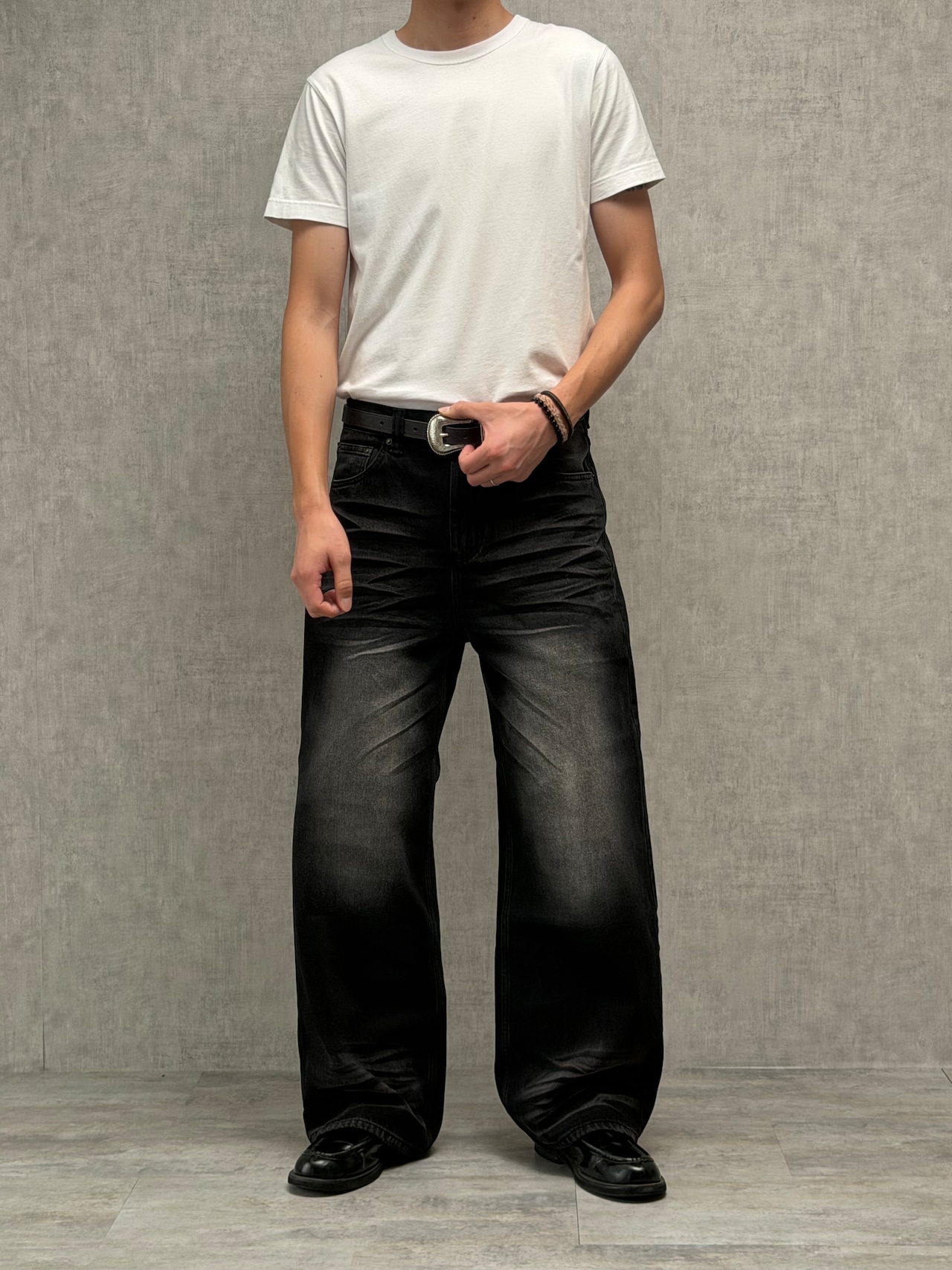 Shadow Fade Loose Fit Denim