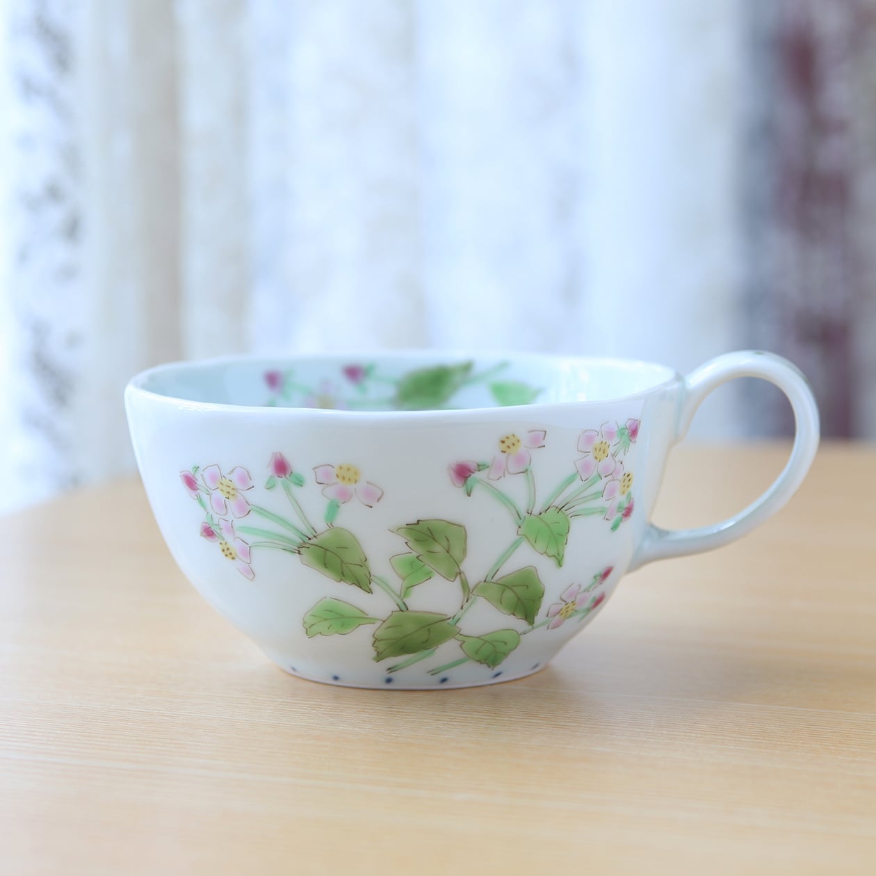 藍水「シュウカイドウ カフェボール」 うつわ藍水(波佐見焼)