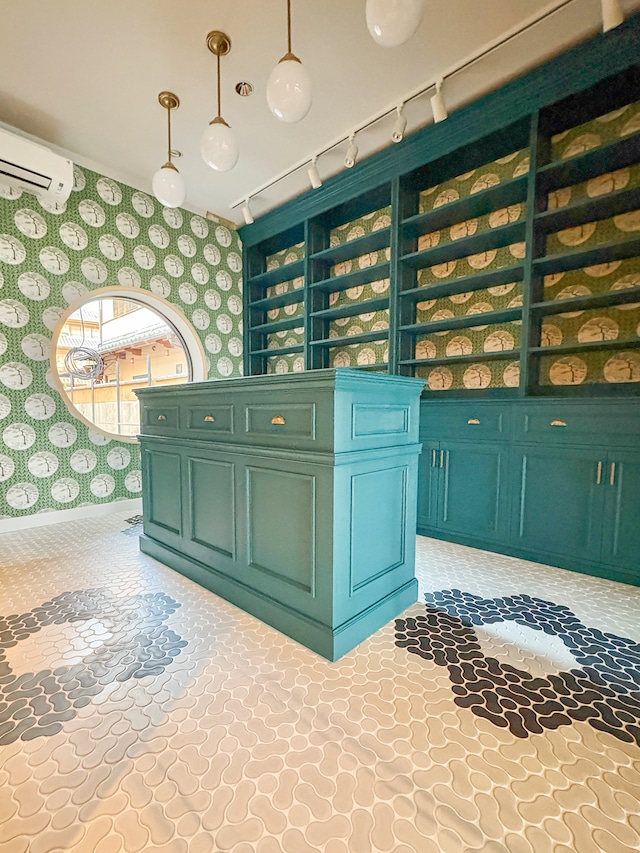 オーダーメイド壁面収納家具キャビネット&オープンシェルフ (海外インテリア・店舗什器)W3400✕H2650