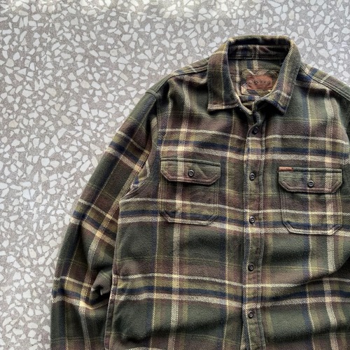 ORVIS / heavy flannel shirt sizeM