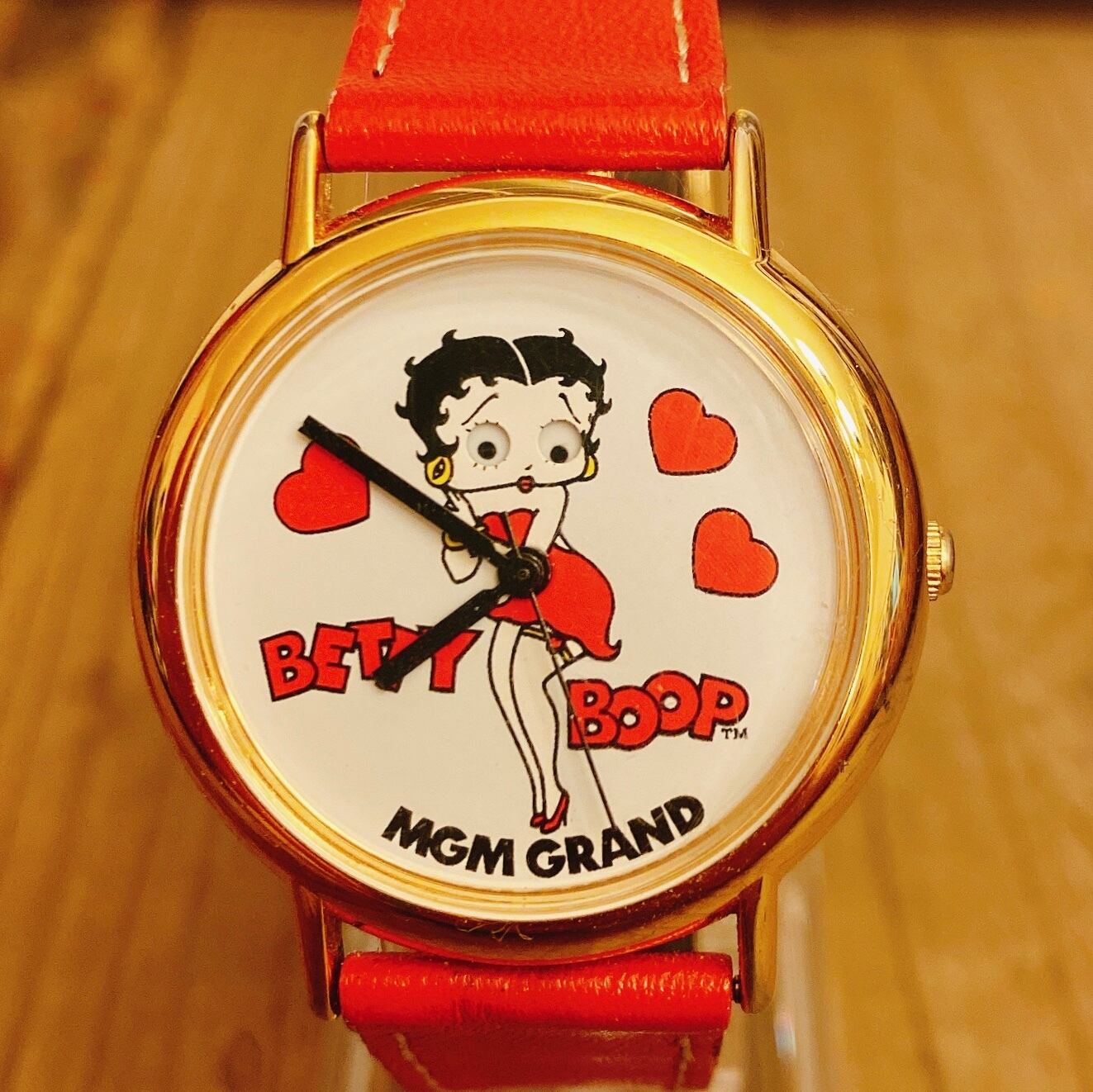 猫村の時計ビンテージ betty boop 腕時計