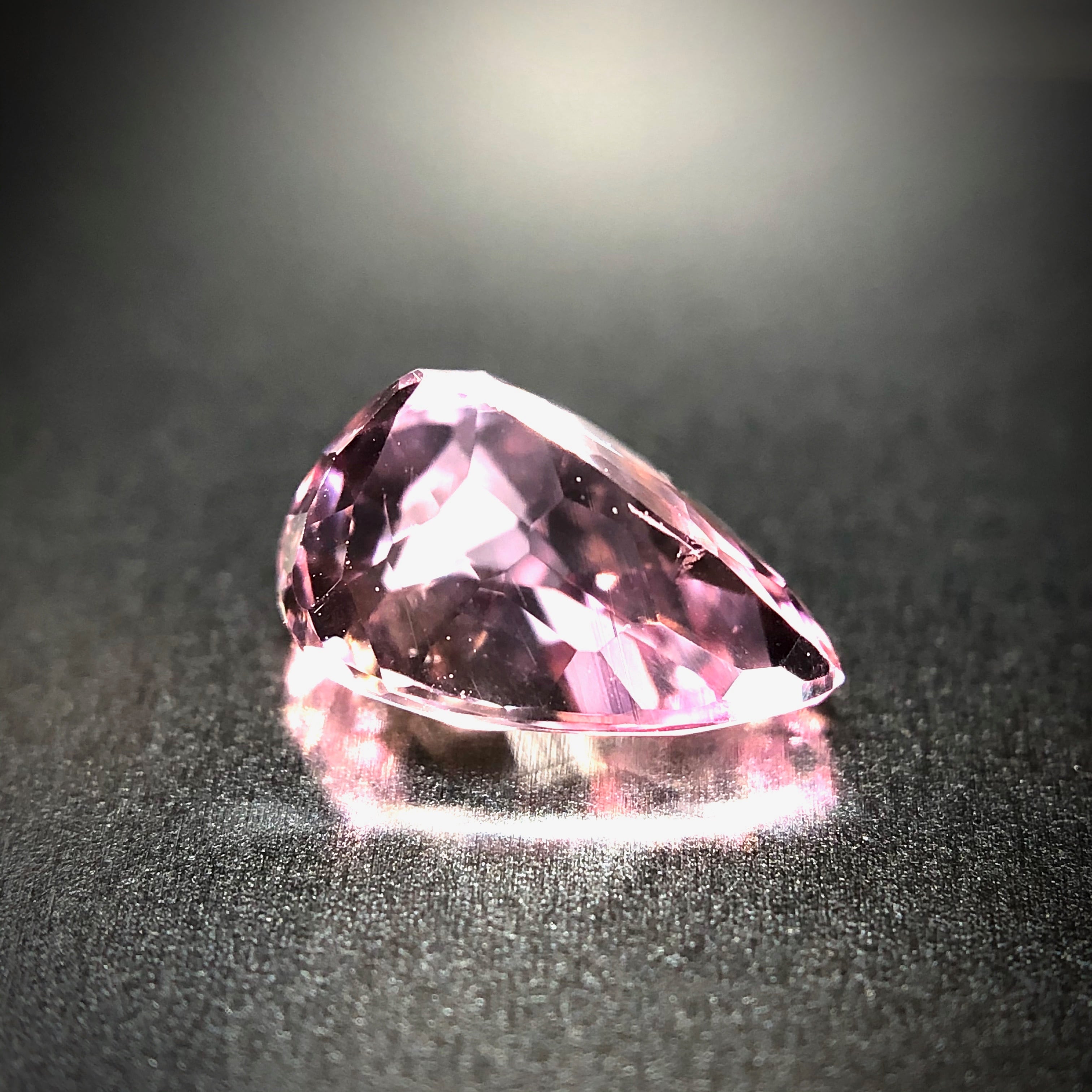 高貴なピンクシェリーカラー 1.0ct 天然 インペリアルトパーズ
