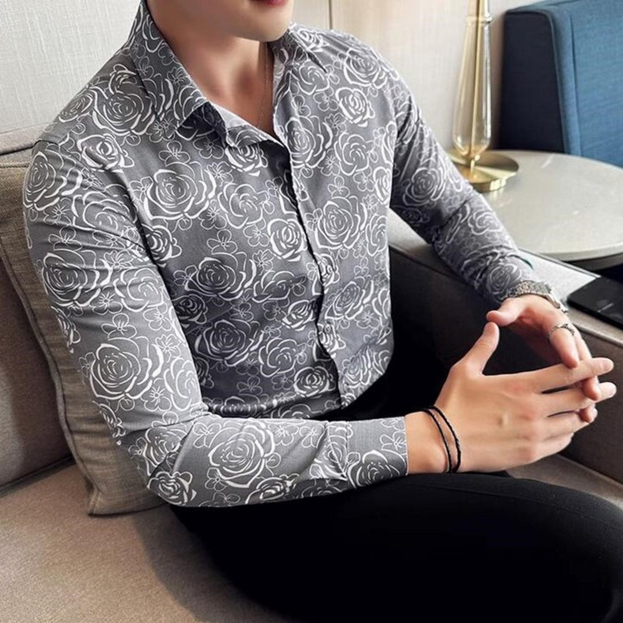 floral shirt tops 00186