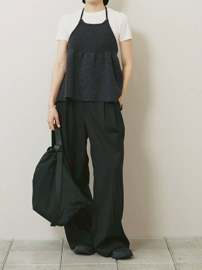 TODAYFUL】Halterneck Peplum Knit | LASHIC