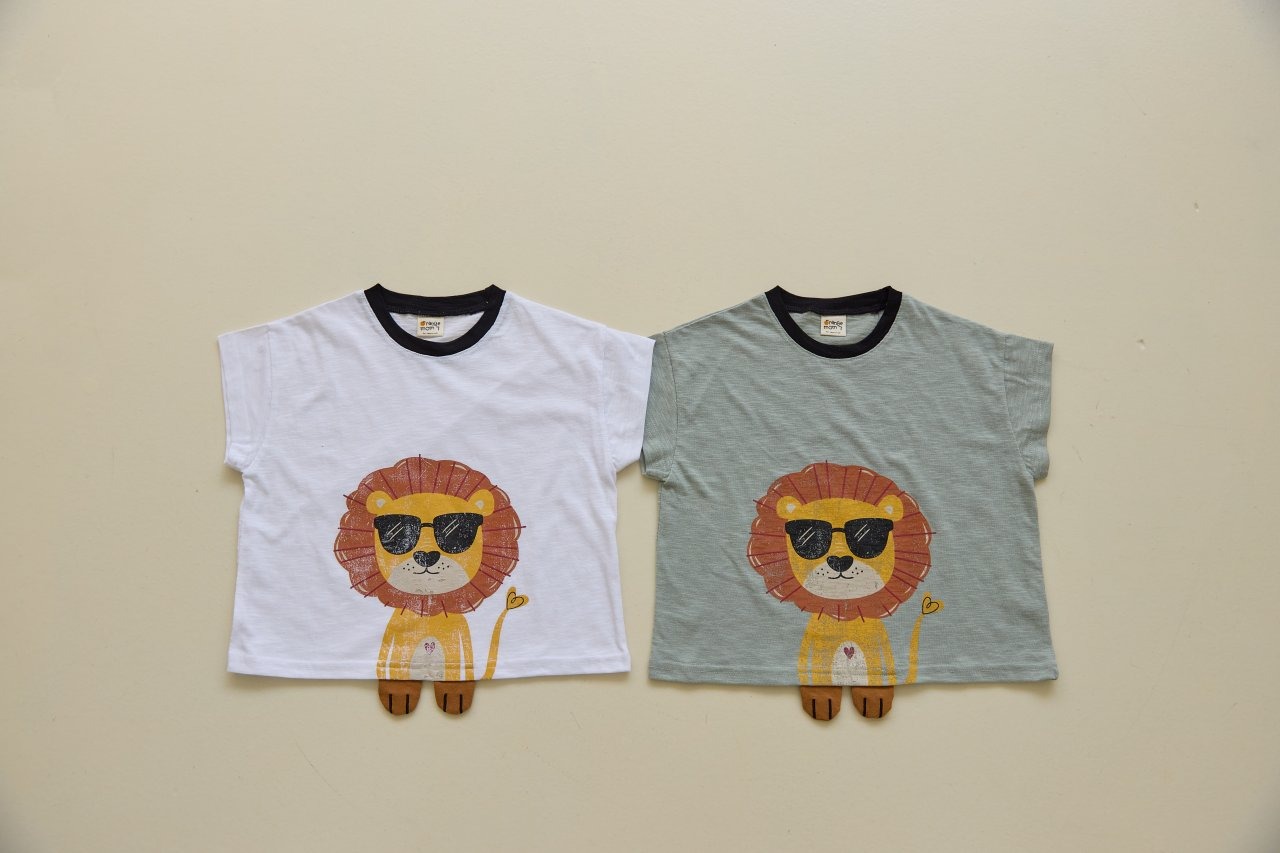 [Orangemom] Sunglasses Lion T-shirt Shirt / [오렌지맘] 선글라스사자티셔츠