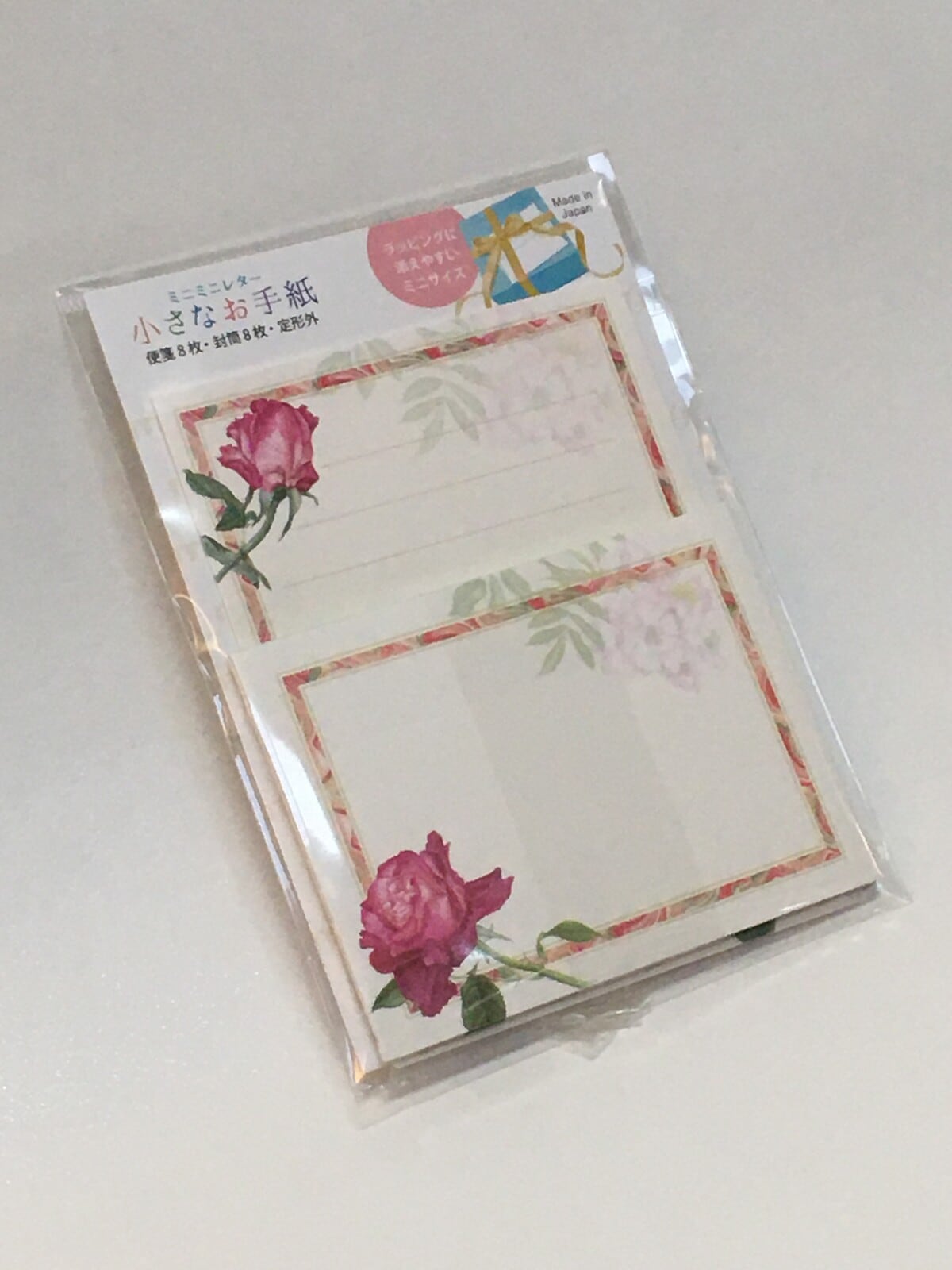 コラージュ ミニ封筒 10枚 女の子がかわいいです 100均商品3つで