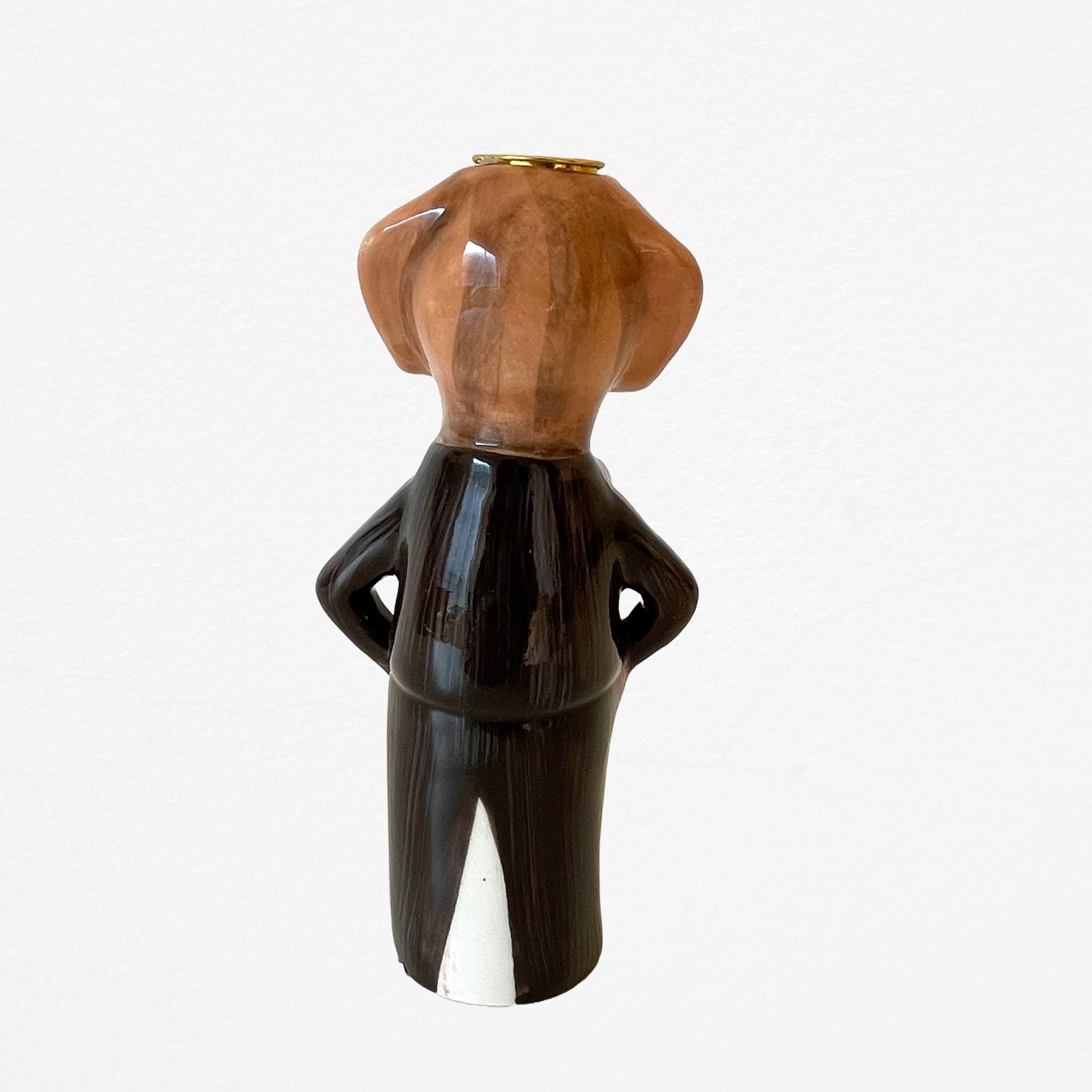 キャンドルホルダー ナタリーレテ 犬 Nathalie Lete rice Dog Ceramic