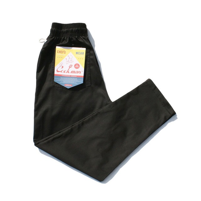 COOKMAN (クックマン) Chef Pants 「Black」 シェフパンツ　ブラック　231-83830