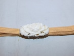 薔薇白珊瑚帯留 white coral obi sash clip(rose)