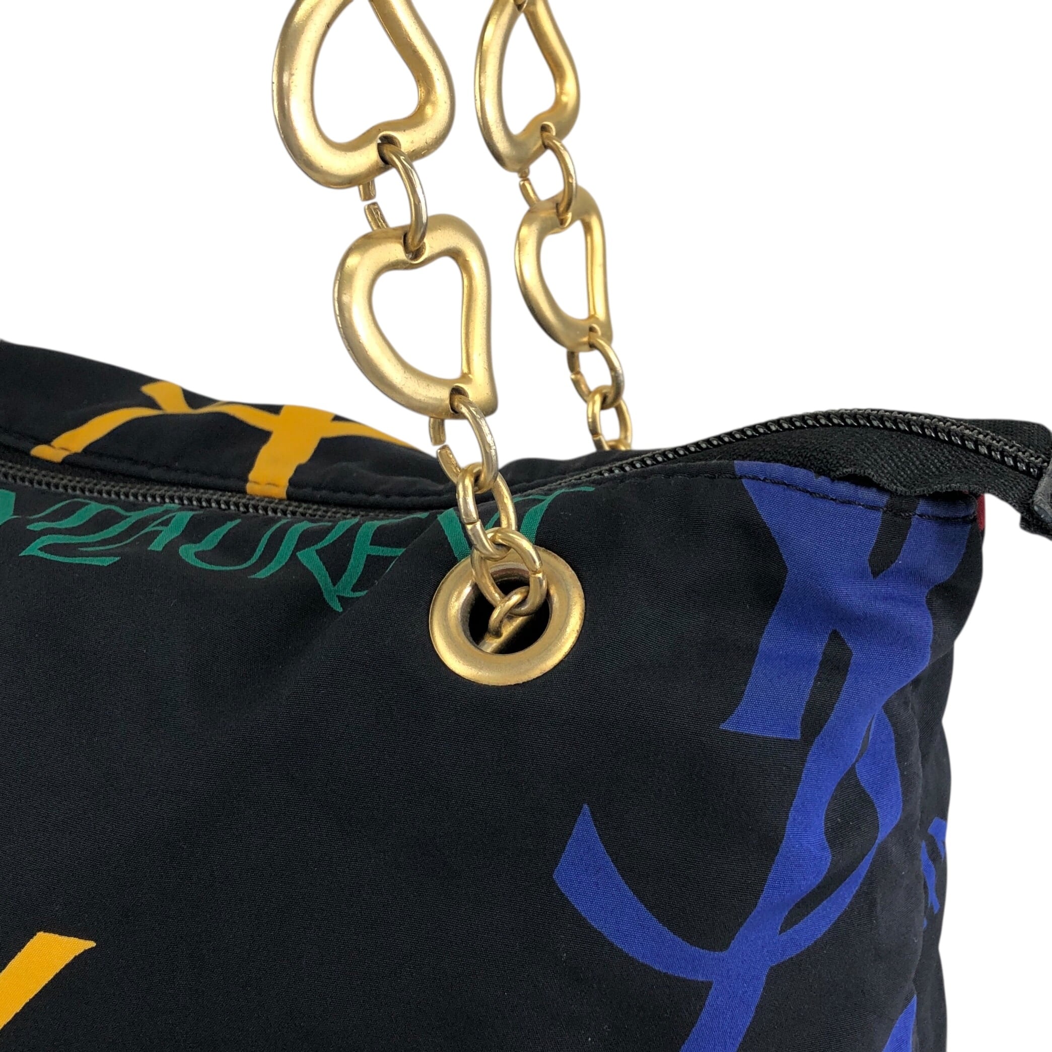 Yves Saint Laurent イヴ・サンローラン トートバッグ ブラック YSL