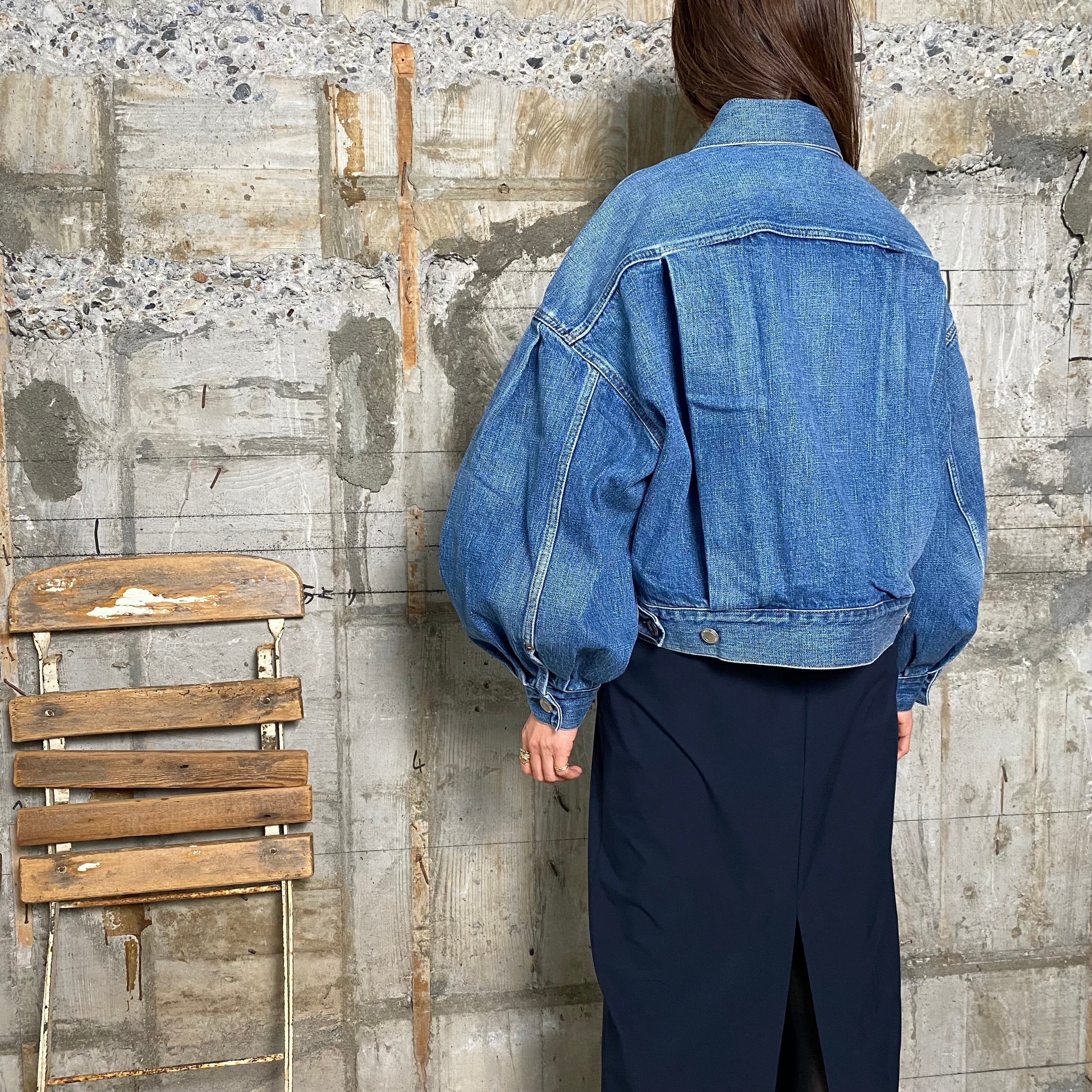 HYKE BALLOON SLEEVE DENIM JACKET/TYPE2 | chicshabu.com