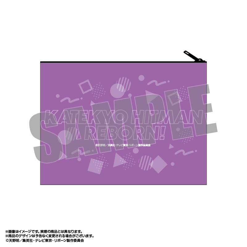 家庭教師ヒットマンREBORN! フラットポーチ レトロファッション 雲雀恭