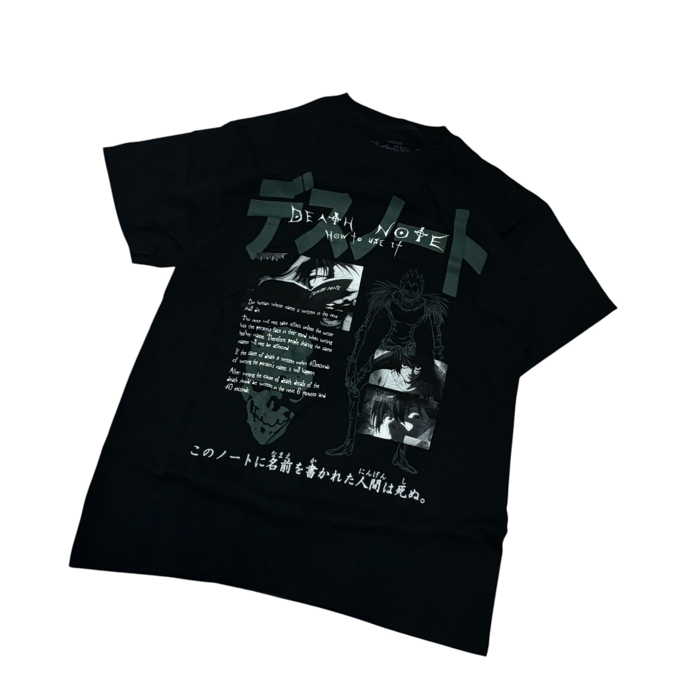 00s DEATH NOTE tシャツ デスノート ANIME TEE アニメ リューク 死神