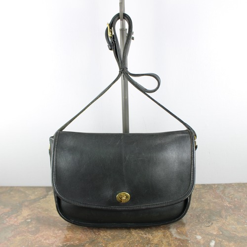 .OLD COACH TURN LOCK LEATHER SHOULDER BAG MADE IN USA/オールドコーチターンロックレザーショルダーバッグ 2000000045696