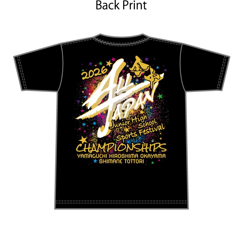 P17 Tシャツ 【黒/花火】 | NES ZENCHU SHOP