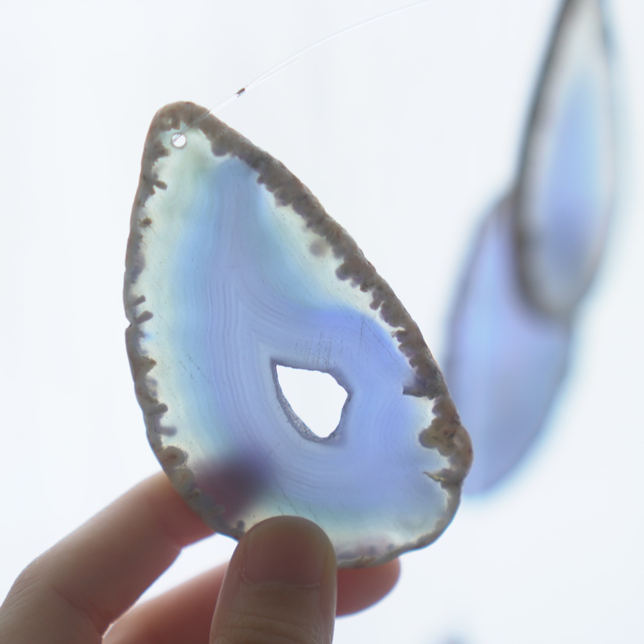 Dream Rain - アゲートヒーリングチャイム / Agate Sun Catcher Wind Chime 012