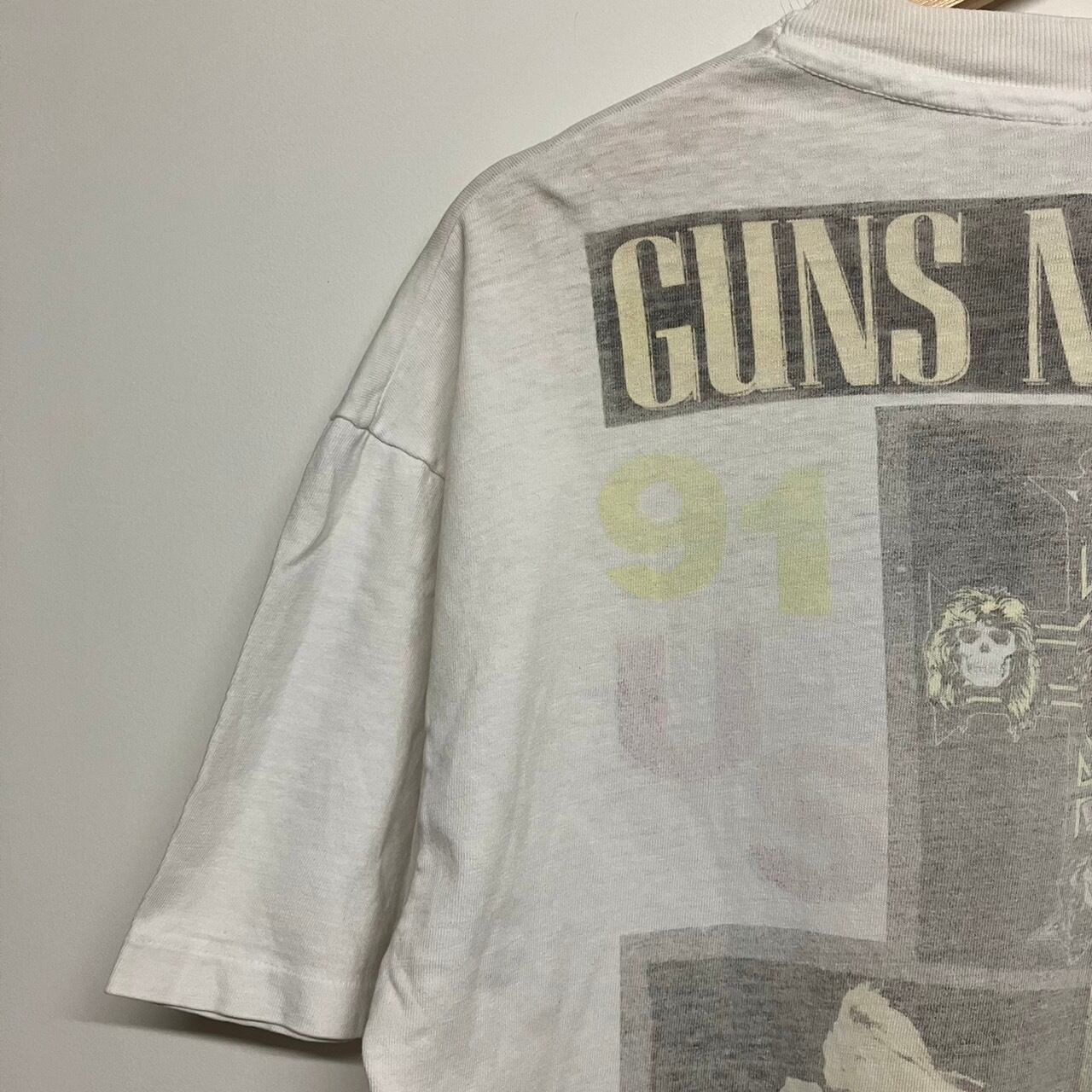 91's GUNS N' ROSES ガンズ・アンド・ローゼズ 91 US TOUR Tシャツ ...