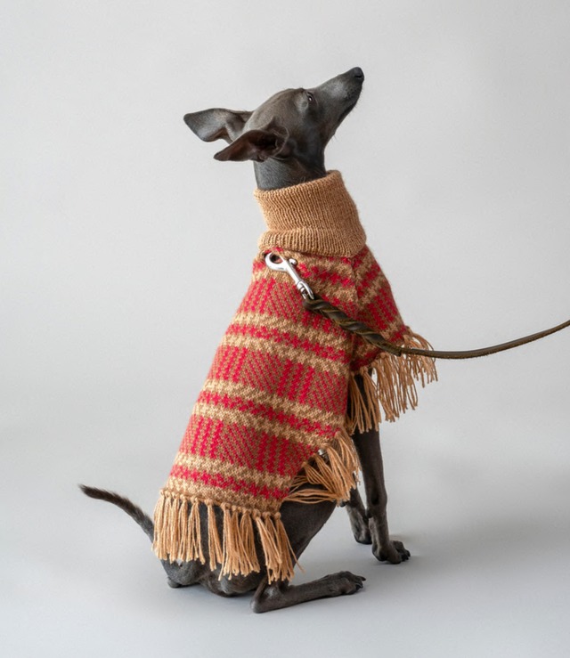 Camelberry Plaid Poncho