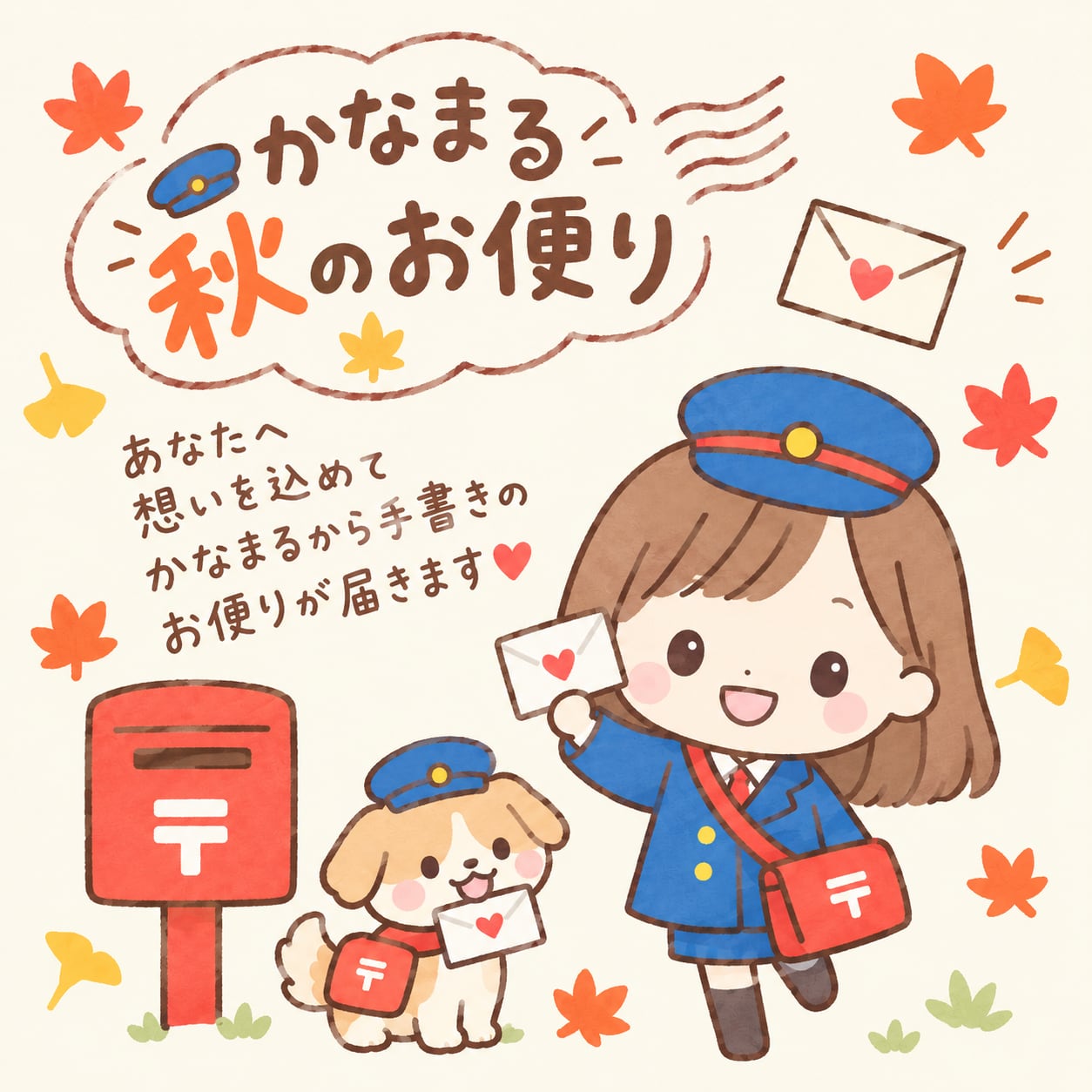 ✳︎かなまる から届く！秋のお便り✳︎