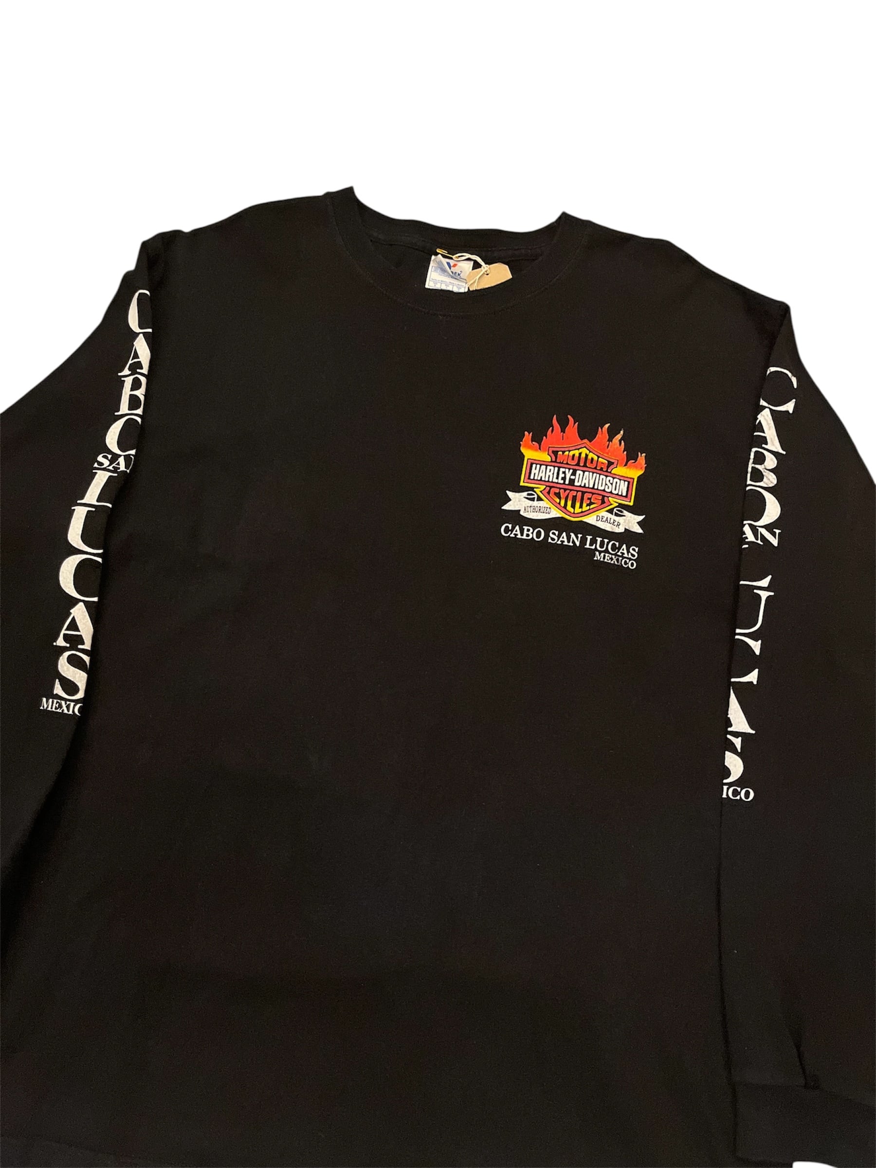00S Harley-Davidson BROKEN SKL L/S 長袖シャツ 00s Harley Davidson Long Sleeve t-shirt Cabo San Lucas Mexico 2000