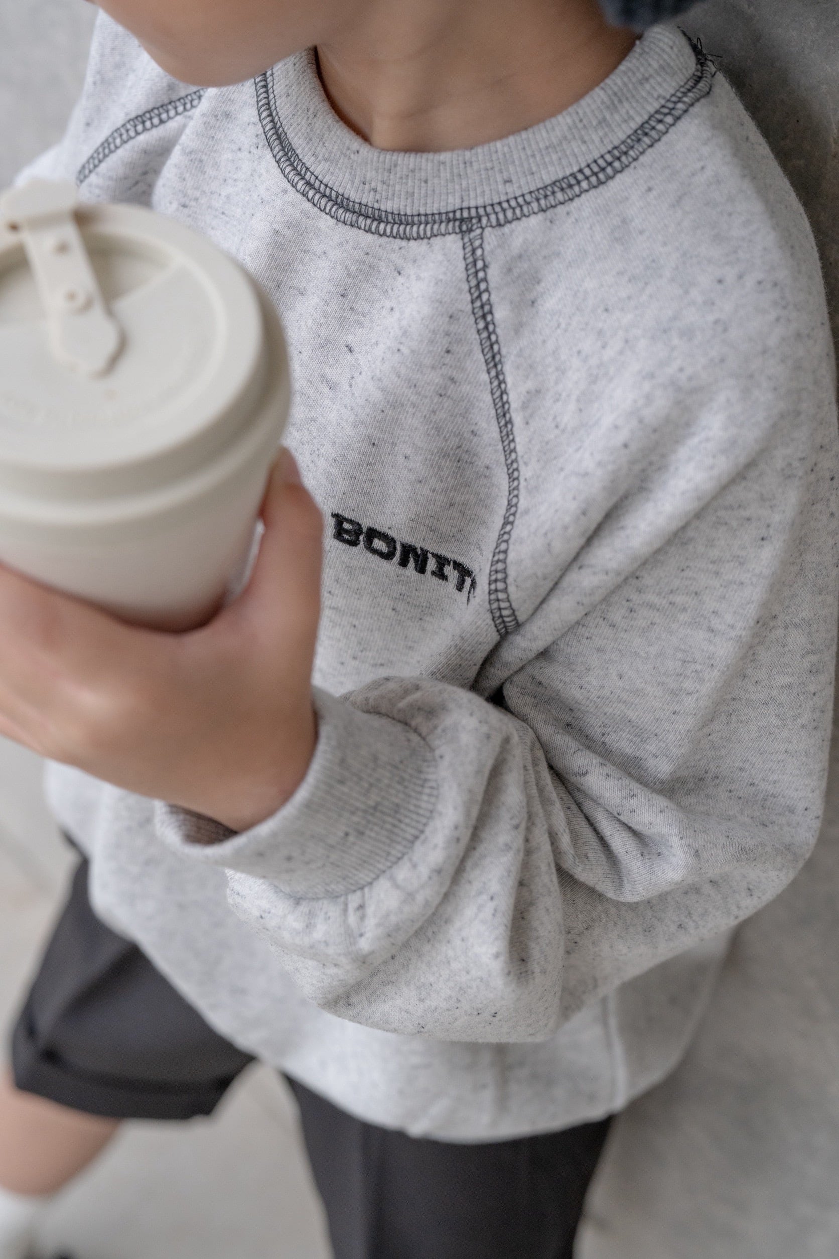 12m-120 / bonito. tsubu tsubu mtm〔つぶつぶスウェット〕