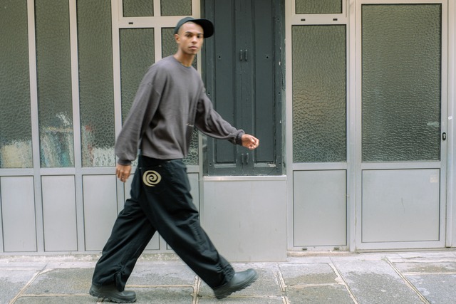 【refomed x SOL】"GuruGuru" FRESH MAN DENIM PANTS（BLACK）