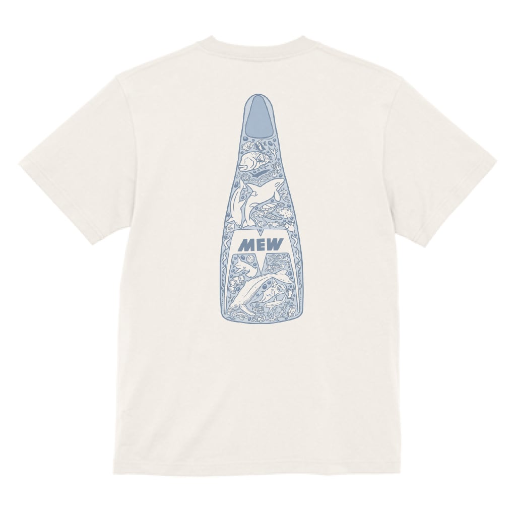 【OnlineStore限定】Fin Artist YURIE × GULL コラボTシャツ　″ シェルブルー ”